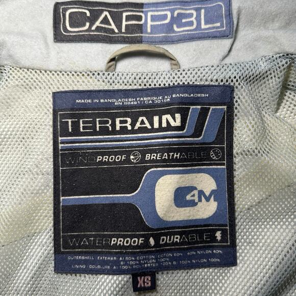 Capp3l Terrain Ride Snowboard Jacket Unisex Size XS Waterproof Breathable Beige - Picture 13 of 15